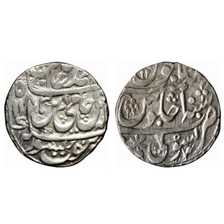 Rohilkhand, Silver Rupee, 11.13gm, Bisauli Mint, under Hafiz Rahmat Khan (AH 1167-1188/175