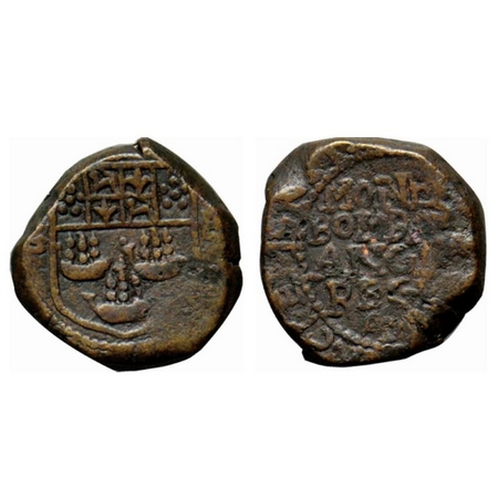Bombay Presidency, Copper Pice (Copperoon), 13.78gm, Obv: (G C E ) Coat of Arms, Rev: MONE