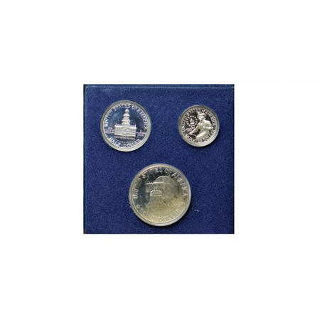 U.S.A., Silver ½, ¼ & Dollar (0.900 silver), 26.68gm (3 Coins Set), 1976, Bicentinnal Proo