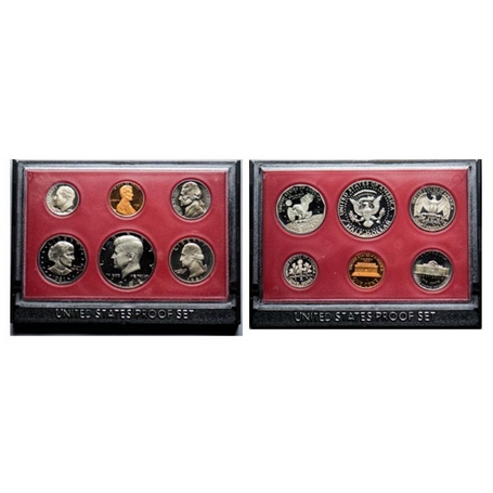 USA, Clad Proof Set (6 Coins set), 1981, Mintmark "S" - San Francisco, Lincoln Cent, Jeffe