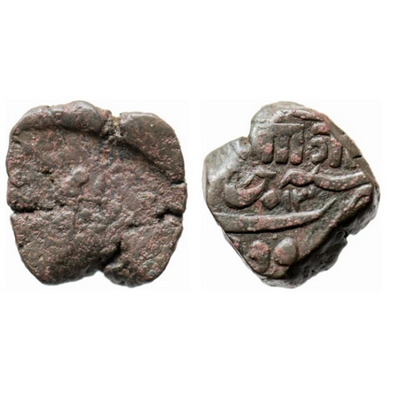 Baroda, Copper Paisa, 10.28gm, Anand Rao, In the name of Muhammad Akbar II, Baroda Mint, n