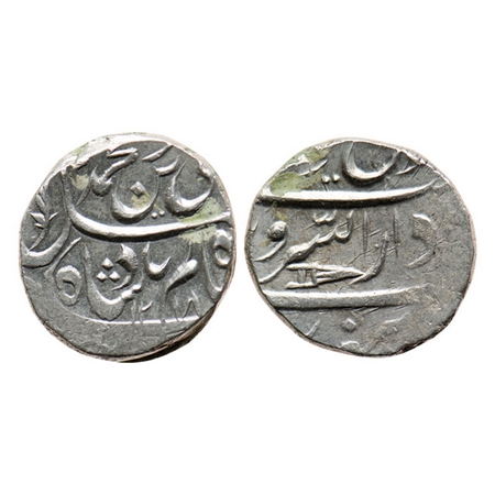 Gwalior, Silver Rupee, 11.54gm, Burhanpur Dar ul Sarur Mint, in the name of Shah Alam II,