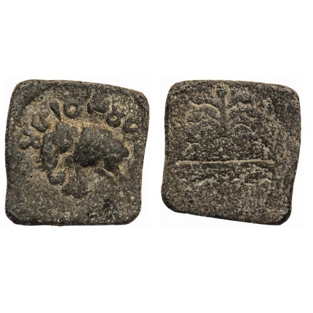 Feudatory of Satavahanas, Maharathis, Lead Unit, 4.01gm, Chittaldurg Region (Karnataka), O