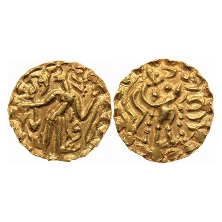 Post-Gupta, Sri Sridharanarata (c. 675-700), East Bengal Samatata Region, Gold Dinar, 5.54