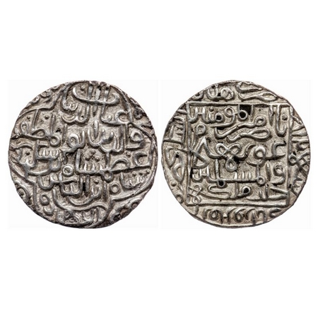 Bengal Sultanate, Silver Tanka, 10.72gm, Ghiyath Al-Din A'zam (AH 792-813 / AD 1389-1410),