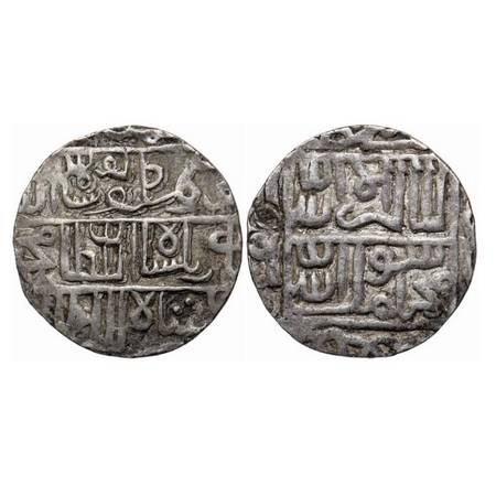 Bengal Sultanate, Silver Tanka, 10.35gm, Shams Al-Din Yusuf (AH 879-885 / AD 1474-1481). F