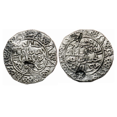 Bengal Sultanate, Silver Tanka, 10.53gm, Jalal Al-Din Fath (AH 886-893 / AD 1481-1486) AH 
