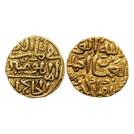 Delhi Sultanate, Gold Tanka, 11.01gm, Muhammad bin Tughluq (AH 725-752 / 1325-1351 AD), Mi