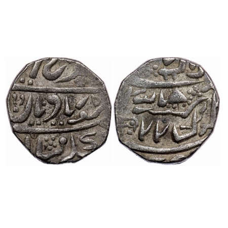 Jaisalmir, Silver Rupee, 10.34gm, Ranjit Singh, Akhey Shahi, in the name of Muhammad Shah,