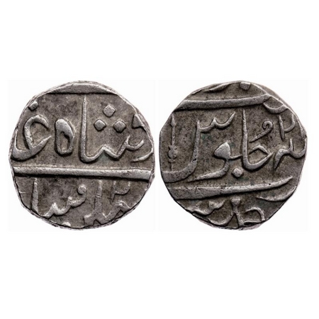 Bombay Presidency, Silver Rupee, 11.55gm, Jambusar Mint, in the name of Shah Alam II, RY 4