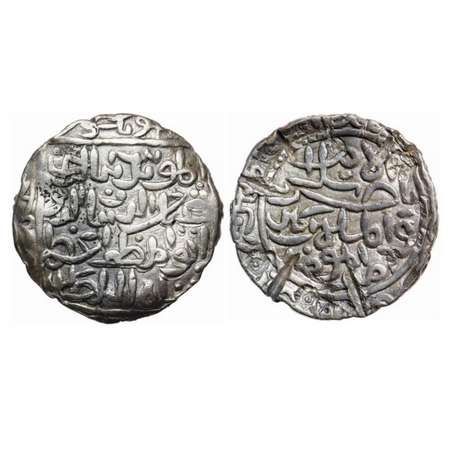 Bengal Sultanate, Silver Tanka, 10.43gm, Ghiyath Al-Din A'zam (Coin issued during the reig