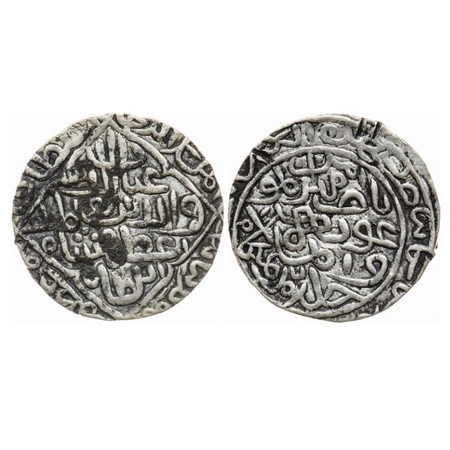 Bengal Sultanate, Silver Tanka, 10.64gm, Ghiyath Al-Din A'zam (AH 792-813 / AD 1389-1410),