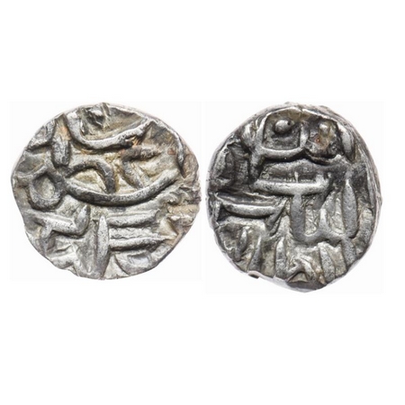 Bengal Sultanate, Silver Quarter Tanka, 2.84gm, Ghiyath Al-Din A'zam (AH 792-813 / AD 1389