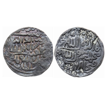 Bengal Sultanate, Silver Tanka, 9.34gm, Shams Al-Din Muzaffar (AH 896-899 / AD 1490-1493),