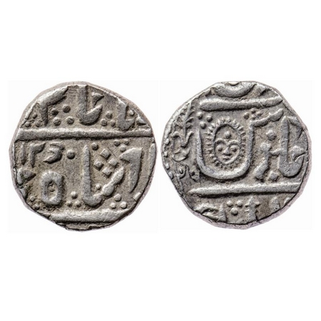 Indore, Silver Rupee, 11.08gm, Mulhar Rao II, Malharnagar Mint, Nagari Date, AH 1203, INO 