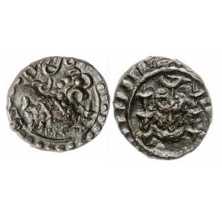 Eastern Chalukyas of Vengi, Vishnuvardhana I, Copper Base Alloy Unit, 2.12gm, Vishnukundin