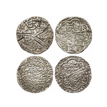 Bengal Sultanate, Silver Tanka (2 Coins), 10.22,10.65g, Sikandar Bin Ilyas (AH 758-792 / A