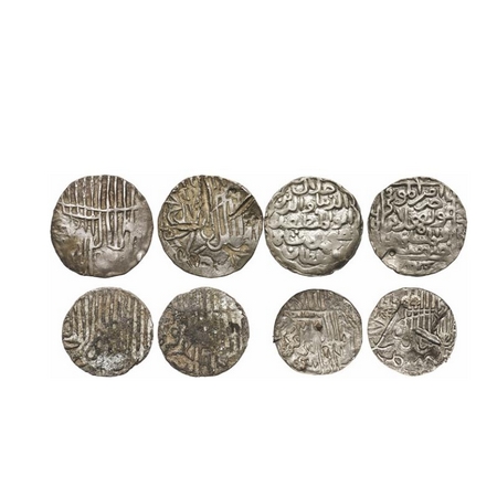 Bengal Sultanate, Silver Tanka (4 Coins), Jalal Al-Din Muhammad (AH 818-836 / AD 1418-1432