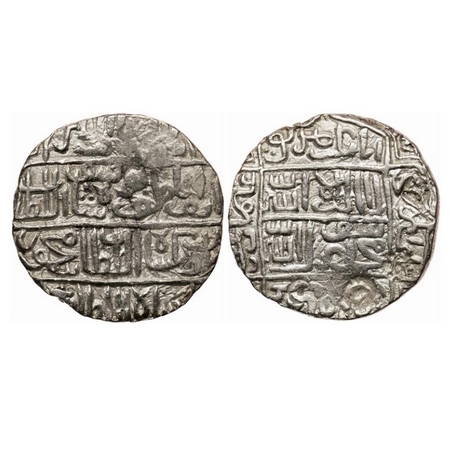 Bengal Sultanate, Silver Tanka, 10.44g, Shams Al-Din Yusuf (AH 879-885 / AD 1474-1481). Fo