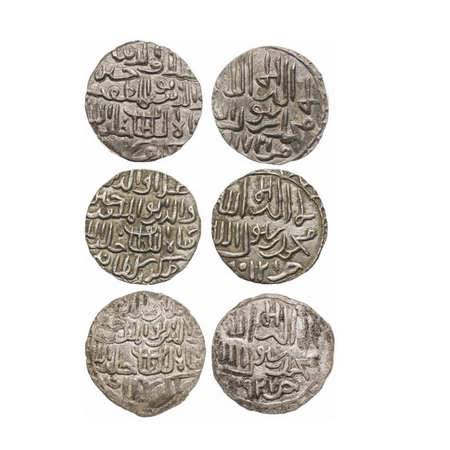 Bengal Sultanate, Silver Tanka (3 Coins), 'Ala' Al-Din Husain (AH 899-925 / AD 1493-1519),