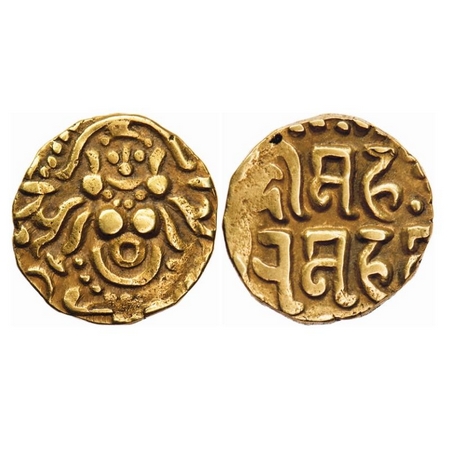 Delhi Sultanate, Gold Unit, 4.22g, Mu'izz Al-Din Muhammad Bin Sam (AH 589-602 / 1193-1206