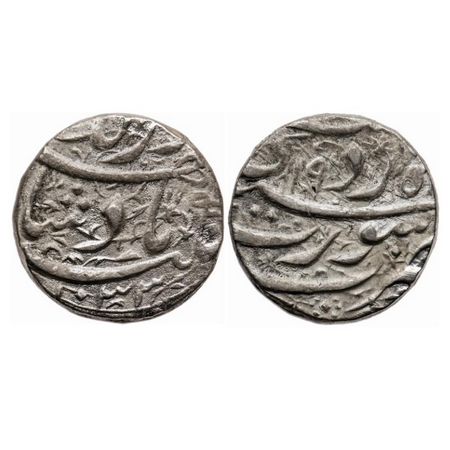Jahangir, Silver Rupee, 11.23g, Surat Mint, Illahi month Ardibihisht AH 1033/ RY 19. KM 14