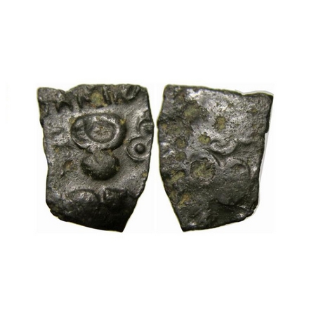 Early Satavahana Period, c. 200-50 BC 15.300.g 3.66.g 12x15.mm North-Central Deccan (Marat