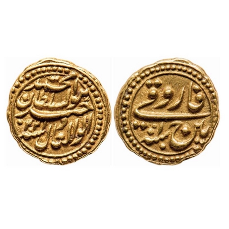 Mysore, Gold Pagoda, 3.40gm, Tipu Sultan, Patan Mint, AM 1220/10 RY. KM 129a/Henderson 20.