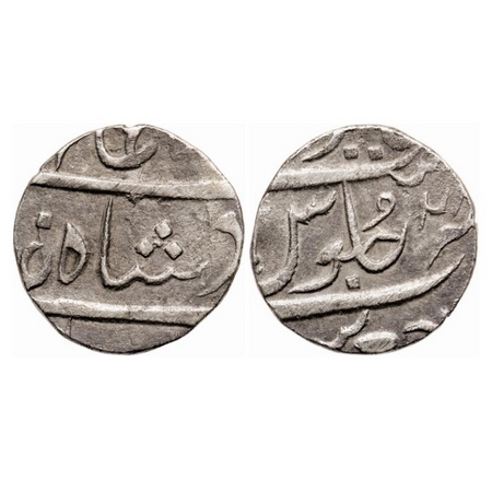 Baroda, Silver Rupee, 11.20g, Anand Rao (AH 1215-1235/1800-1819 AD), RY 28, Jambusar Mint,
