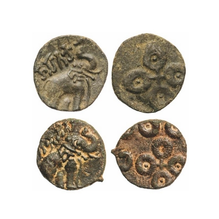 Satavahanas, Yajna Satakarni & Siri Satakarni, Tarhala type, Vidarbha Region, Potin Unit (