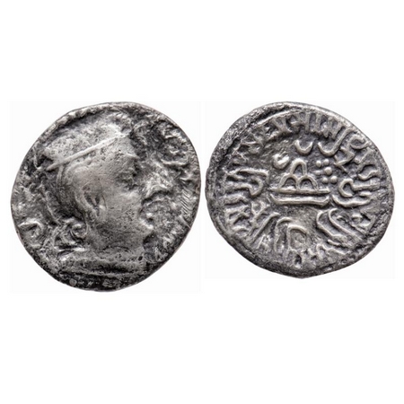 Western Kshatrapas, Damasena s/o Rudrasimha I (c. 222-238 AD), Kardamaka Family, Silver Dr