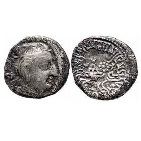 Western Kshatrapas, Damasena s/o Rudrasimha I (c. 222-238 AD), Kardamaka Family, Silver Dr