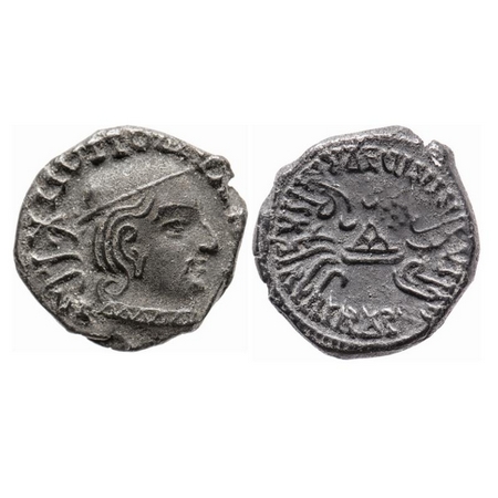 Western Kshatrapas, Vijayasena s/o Damsena (c. 238-239 AD), Kardamaka Family, SE 164, Silv