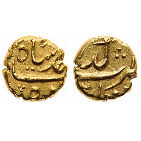Muhammad Shah, Gold Pagoda, 3,34g, Imtiyazgadh Mint, RY 5. KM E440.1, Extremely Fine, Rare