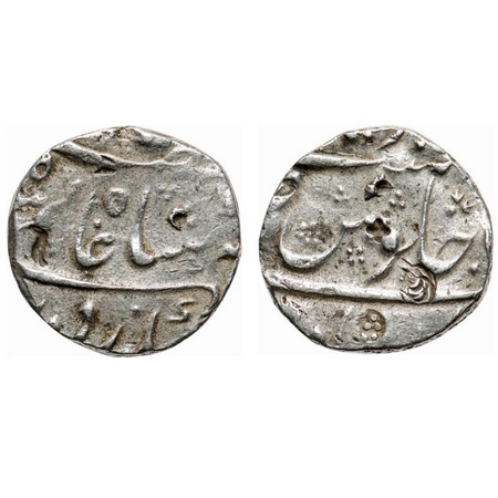 Ahmad Shah, Silver Rupee, 11.31g, Alam Panah Couplet, Dilshadabad Mint. Fine, Very Scarce.
