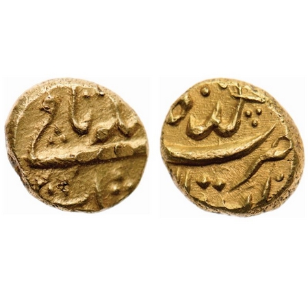 Alamgir II, Gold Pagoda, 3,25g, Imtiyazgadh Mint. KM 468.1, Extremely Fine, Rare.