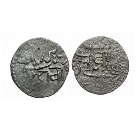 Junagadh, Copper Dokda, 7.10g, Bahadur Khan (AH 1226-1256/VS1868-1897/1811-1840 AD), inscr