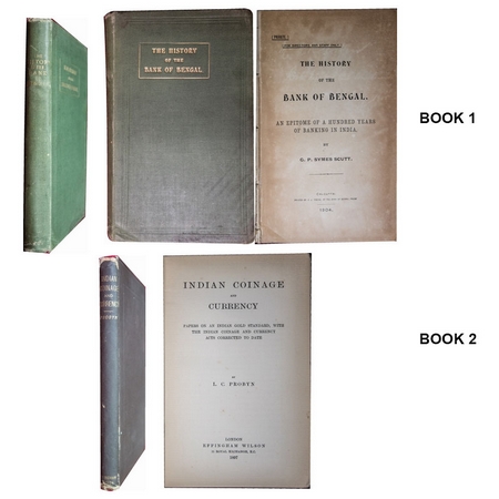 Literature (2 Books), 1) The History of The Bank of Bengal, An Epitome of a Hundred Years
