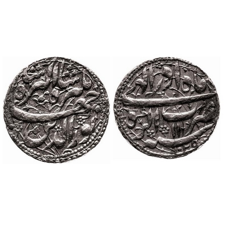 Jahangir, Silver Rupee, 11.31g, Agra Mint, Ilahi Type, Month 'Azar', AH 1025/11 RY. KM 145