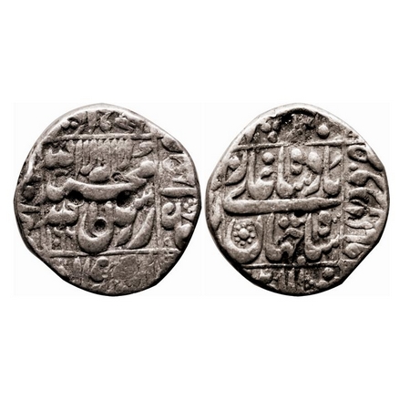 Shah Jahan I, Silver Rupee, 11.33g, Daulatabad Mint in right margin, AH 1066, A.Liddle typ