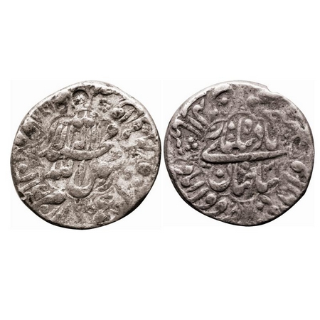 Shah Jahan I, Silver Rupee, 11.37g, Daulatabad Mint, AH 1068/32 RY, complete mint name on 