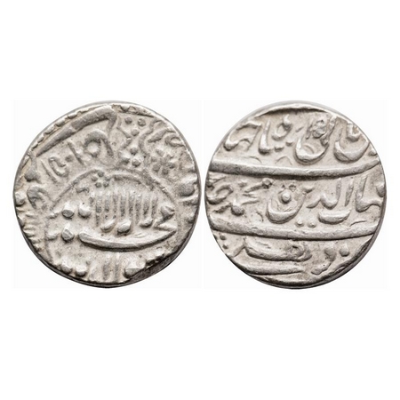 Shah Jahan I, Silver Rupee, 11.44g, Delhi Mint, AH 1051 / 15 RY, Kalima in circle area wit