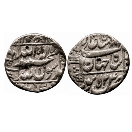 Shah Jahan I, Silver Rupee, 11.35g, Lahore Mint, 24 RY, A.Liddle type S33, Test marks, Ver