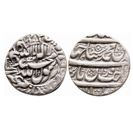 Shah Jahan I, Silver Rupee, 11.17g, Multan Mint, AH 1042, Kalima in circle area with four 