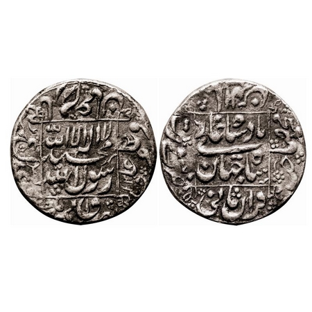 Shah Jahan I, Silver Rupee, 11.22g, Surat Mint in left margin, 13 RY, A.Liddle type S39, B