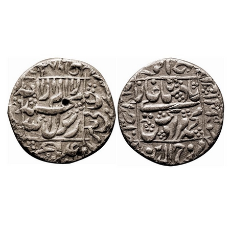 Murad Bakhsh, Silver Rupee, 11.40g, Ahmadabad Mint, AH 1068/Ahad(1) RY, almost complete mi
