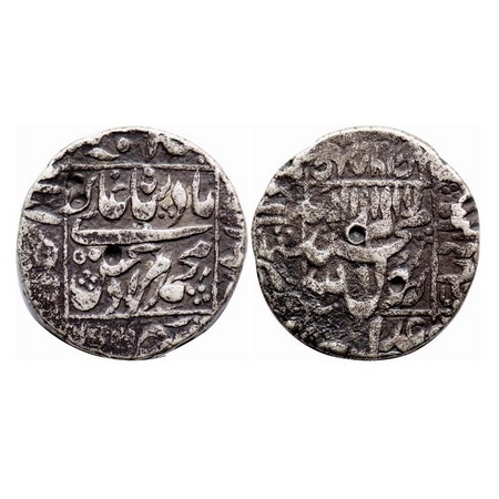 Murad Bakhsh, Silver Rupee, 11.30g, Ahmadabad Mint, AH 1068, abu al muzaffar title. KM 272