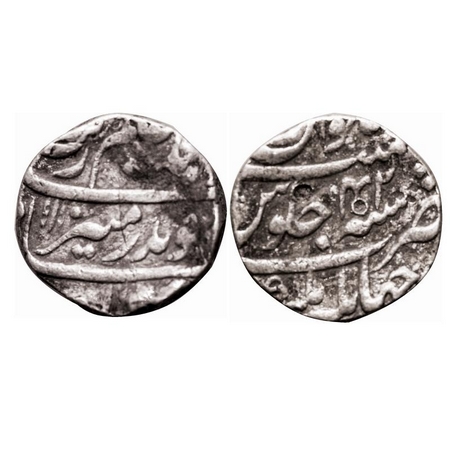 Aurangzeb, Silver Rupee, 11.62g, Jahangirnagar Mint, AH 1110/42 RY. KM 300.40. Test mark, 