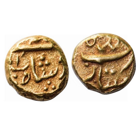 Muhammad Shah, Gold Pagoda, 3.26g, Imtiyazgarh Mint, AH xxx1, Complete mint name on rev. K