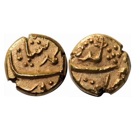Muhammad Shah, Gold Pagoda, 3.25g, Imtiyazgarh Mint, AH xxx1, almost complete mint name on